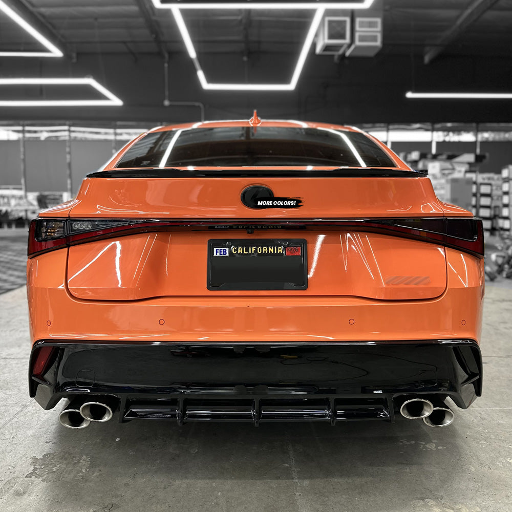 AFD Overlays Front and Rear Emblem Badge Pre-cut Overlay compatible with 2021-2025 Lexus IS 300 350 500
