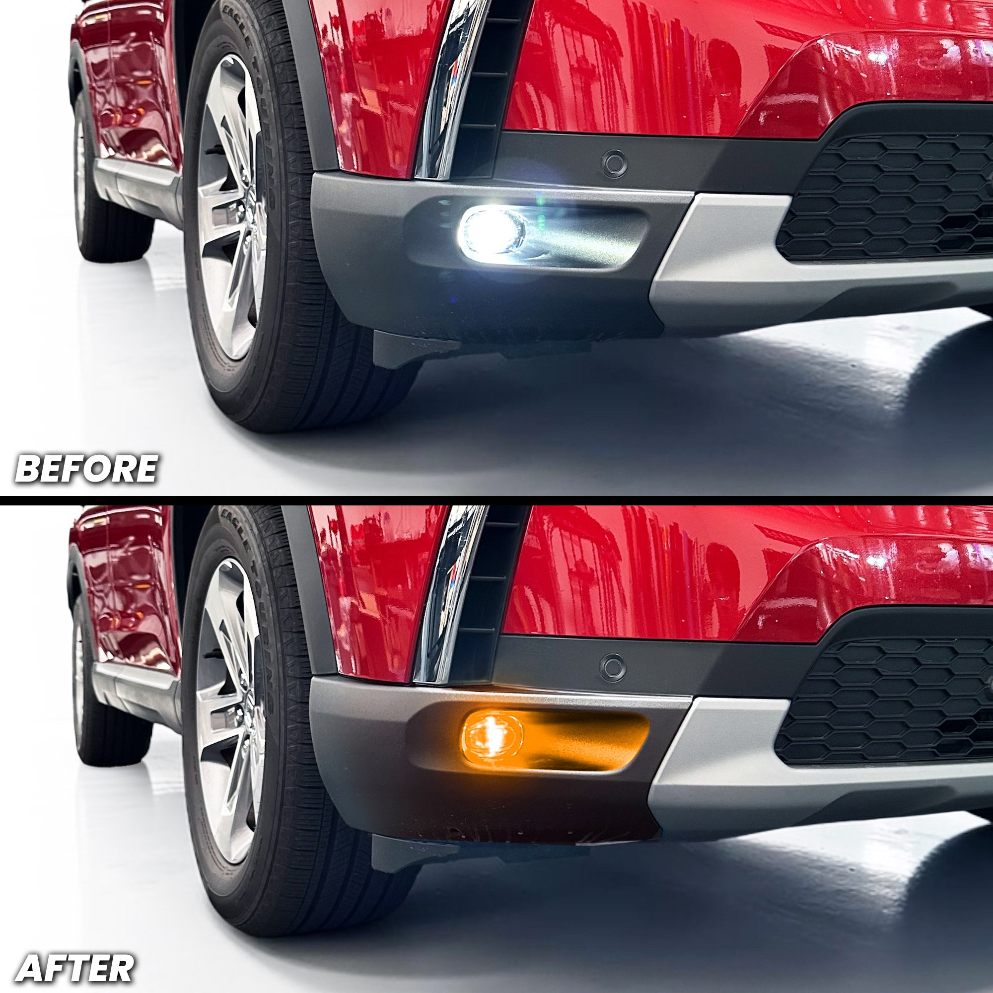 Fog Light Pre-cut Overlay Tint for Pilot 2023-2027