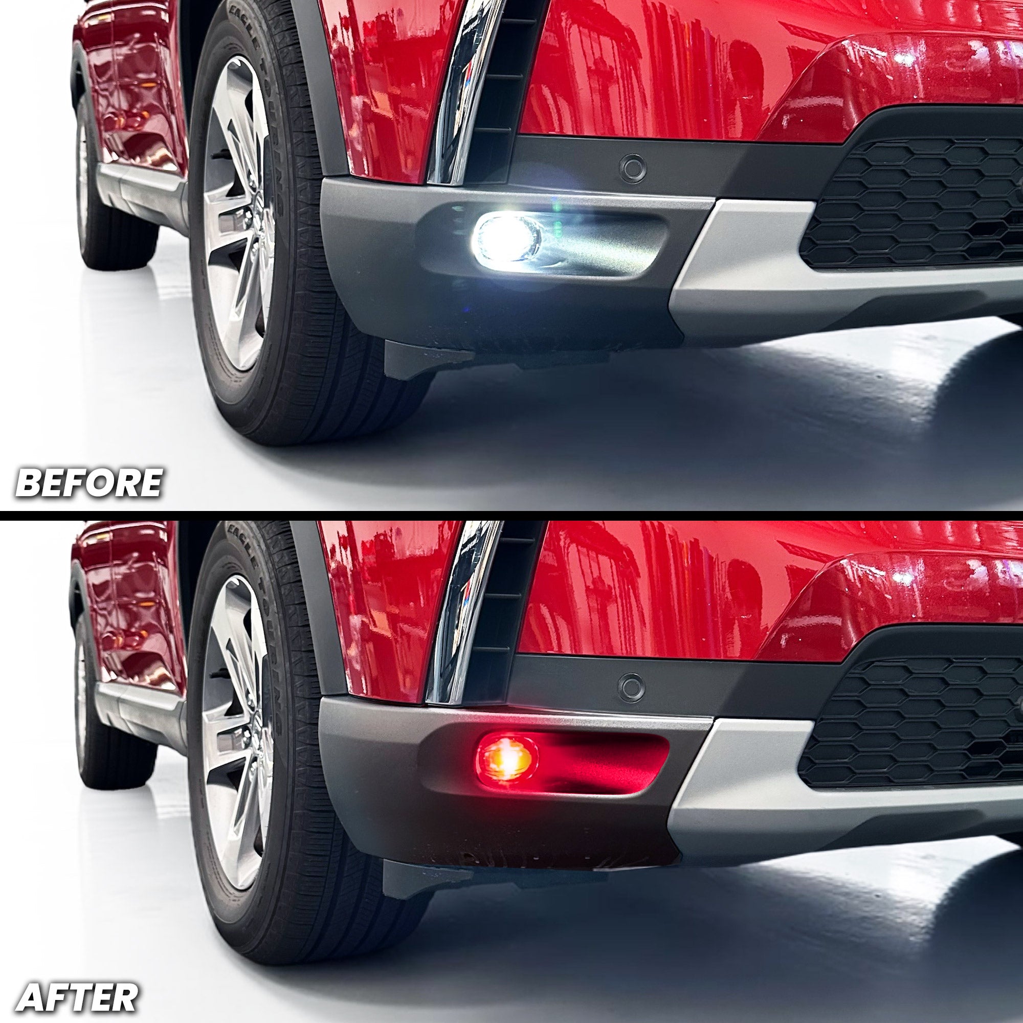 Fog Light Pre-cut Overlay Tint for Pilot 2023-2027