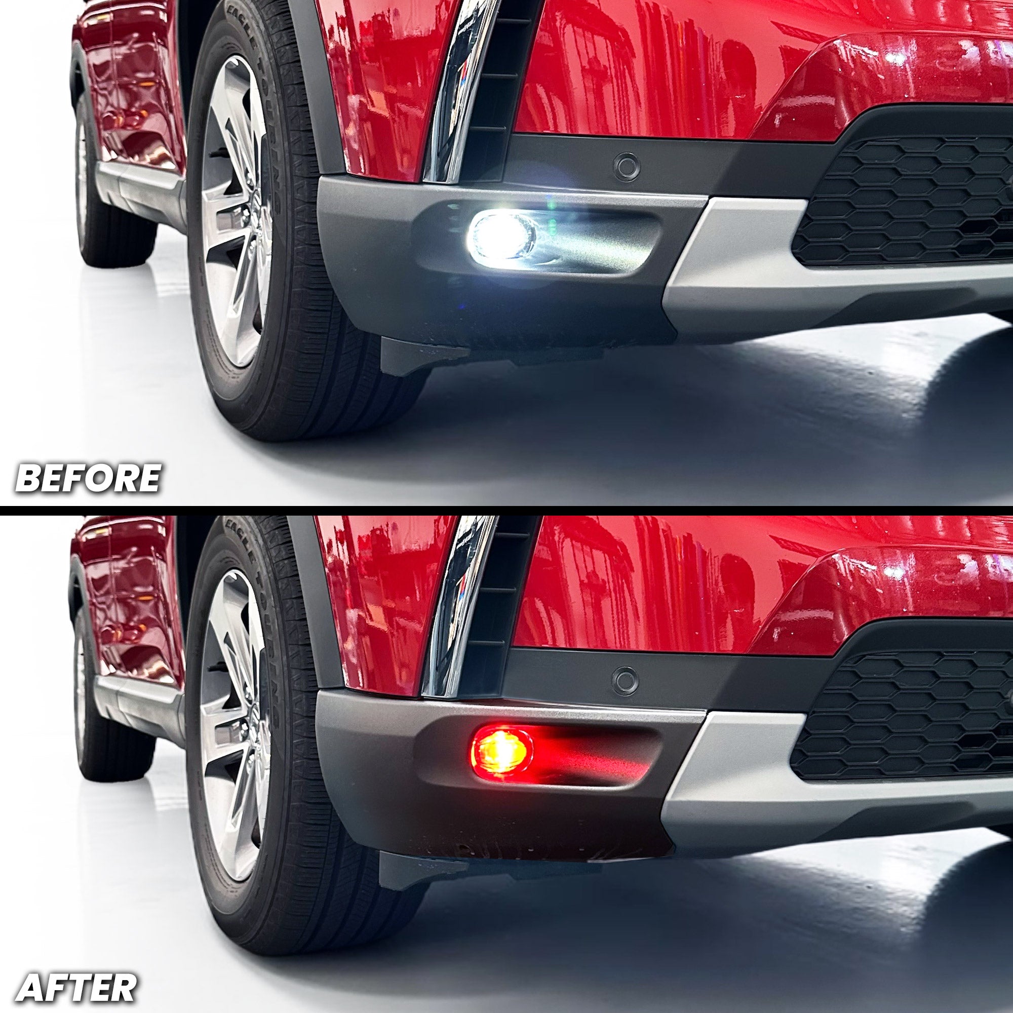 Fog Light Pre-cut Overlay Tint for Pilot 2023-2027