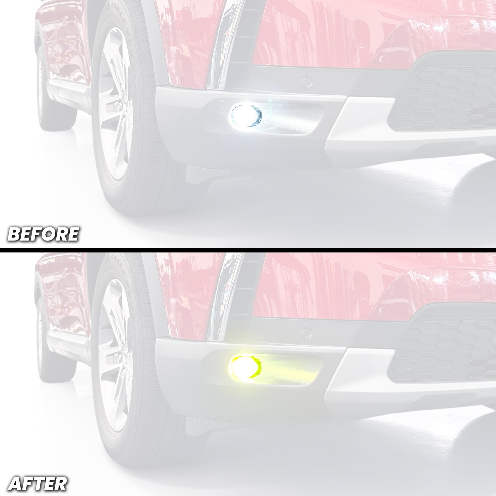 Fog Light Pre-cut Overlay Tint for Pilot 2023-2027