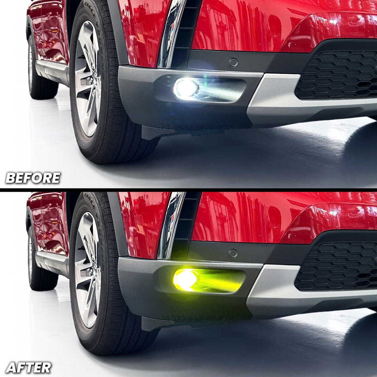 Fog Light Pre-cut Overlay Tint for Pilot 2023-2027