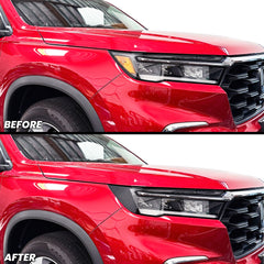 Headlight Amber Delete Pre-cut Overlay Tint for 2023-2027 PIlot