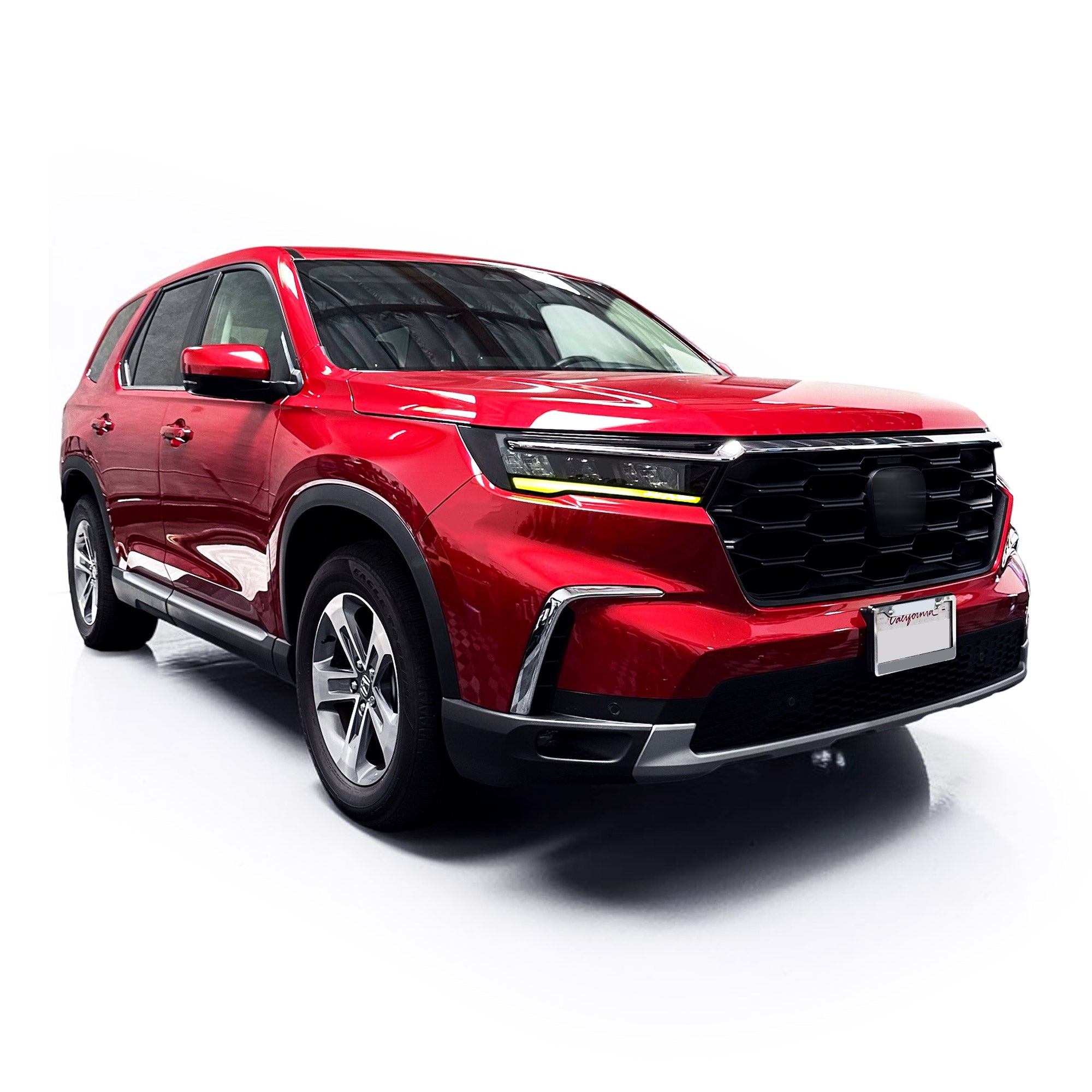 Headlight DRL Day Time Running Light and Amber Delete Pre-cut Overlay Tint for 2023-2026 Pilot