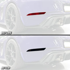 Rear Bumper Reflector Pre-cut Overlay Tint for 2023-2025 Porsche 718 Cayman GT4 RS