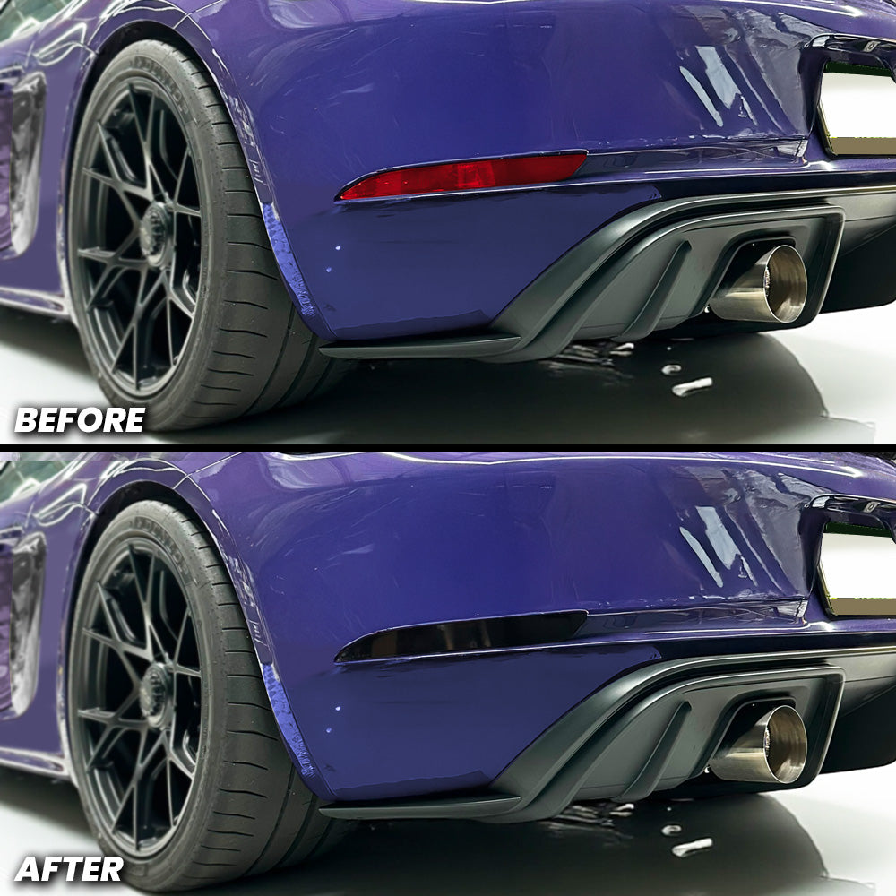 Rear Bumper Reflector Pre-cut Overlay Tint for 2023-2025 Porsche 718 Cayman GT4 RS