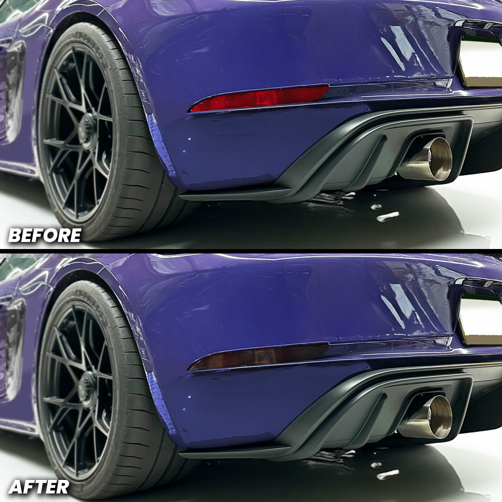 Rear Bumper Reflector Pre-cut Overlay Tint for 2023-2025 Porsche 718 Cayman GT4 RS