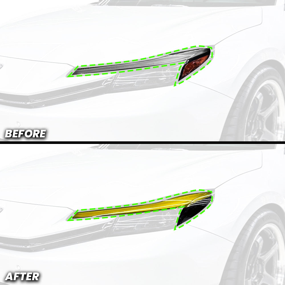 Headlight DRL Daytime Running Lights Pre-cut Overlay Tint and Amber Delete for 2026+ Prelude