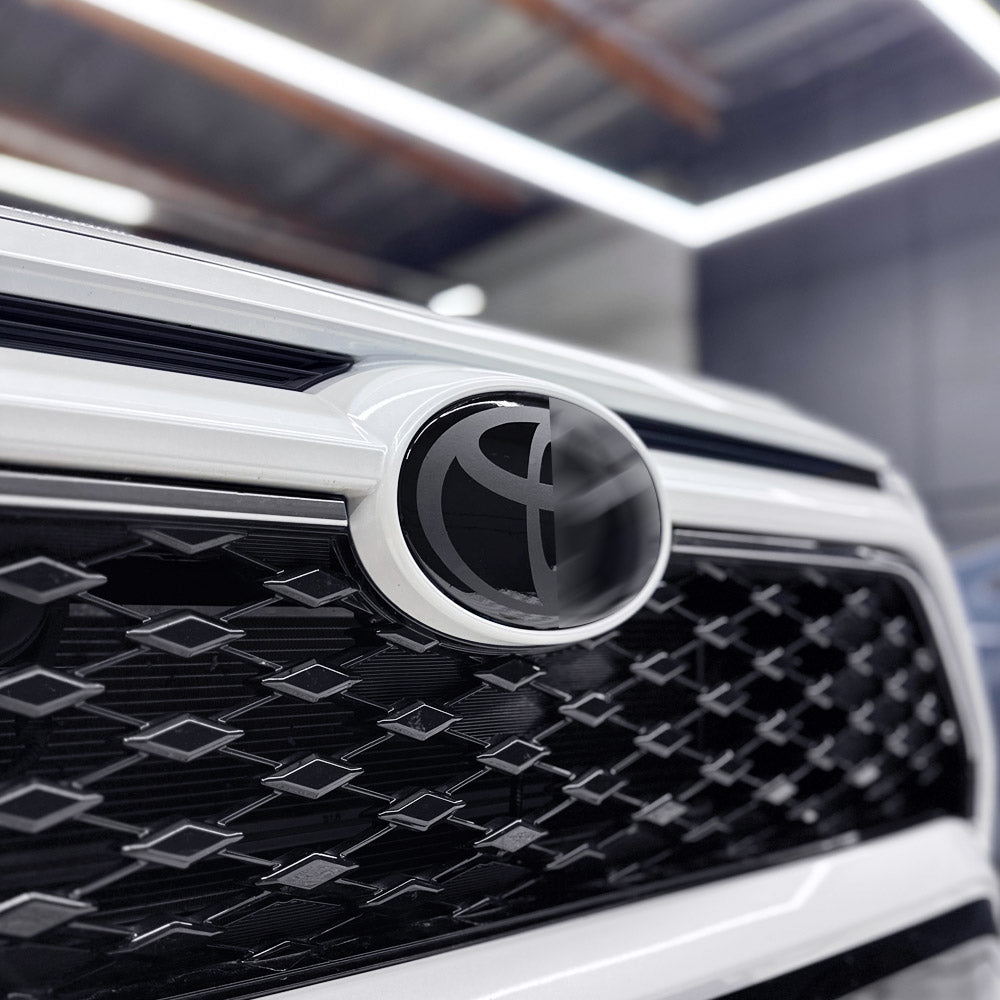 Chrome Black Toyota Badge Front Grille Emblem Logo For Toyota Corolla 17 19 Rav4 Avalon 15 18 C 240674 - Foto 3