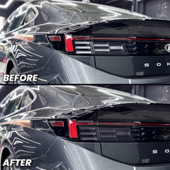 Tail Light Turn/Reverse Signal Pre-Cut Overlay Smoked for 2024+ Sonata