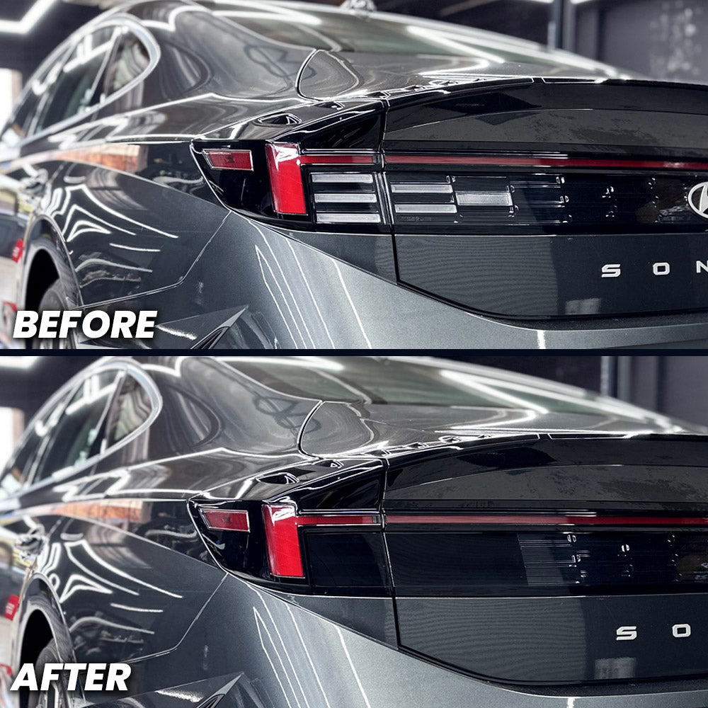 Tail Light Turn/Reverse Signal Pre-Cut Overlay Smoked for 2024+ Sonata