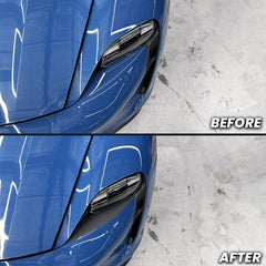 2019-2024 Porsche Taycan Headlight Under Eyelid Pre-cut Overlay