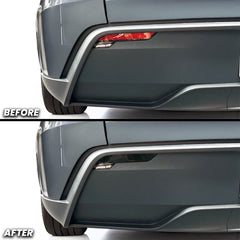 Rear Bumper Reflector Pre-cut Overlay Tint Compatible With 2025+Telsa Model Y