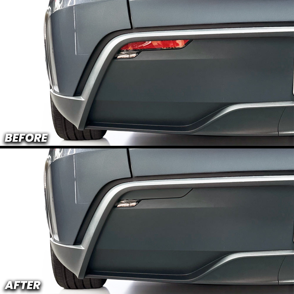Rear Bumper Reflector Pre-cut Overlay Tint Compatible With 2025+Telsa Model Y