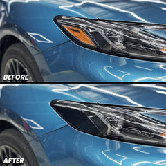 Headlight Amber Delete Pre-cut Tint Overlay compatible with 2025+ Toyota Camry