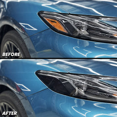 Headlight Amber Delete Pre-cut Tint Overlay compatible with 2025+ Toyota Camry