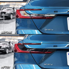 Tail Light Turn Signal and Reverse Light Tint Pre-cut Overlay compatible with 2025+ Toyota Camry