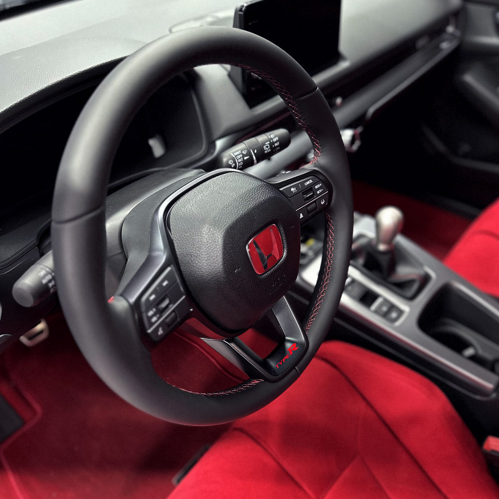 2023+ Honda Civic Type-R FL5 Steering Wheel Logo Pre-cut Overlay