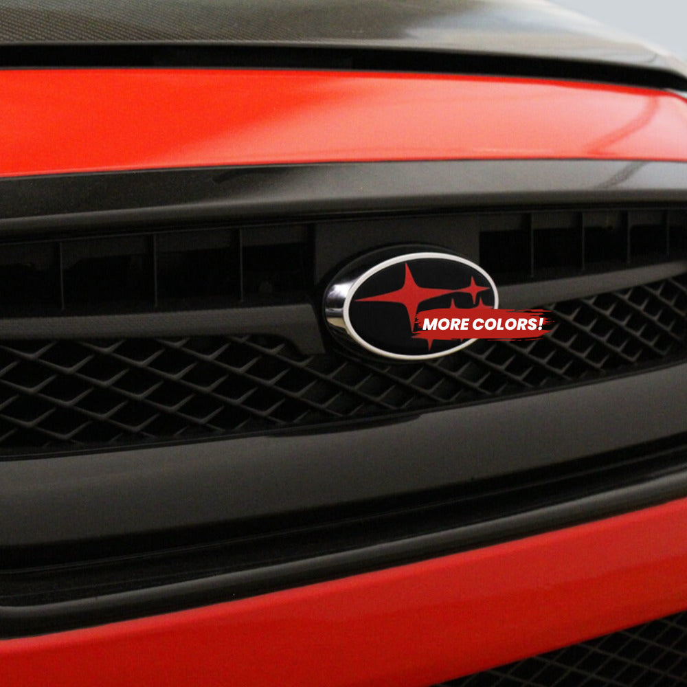 AFD Overlays Front and Rear Pre-cut Emblem Overlays compatible with 2015-2021 WRX and STI