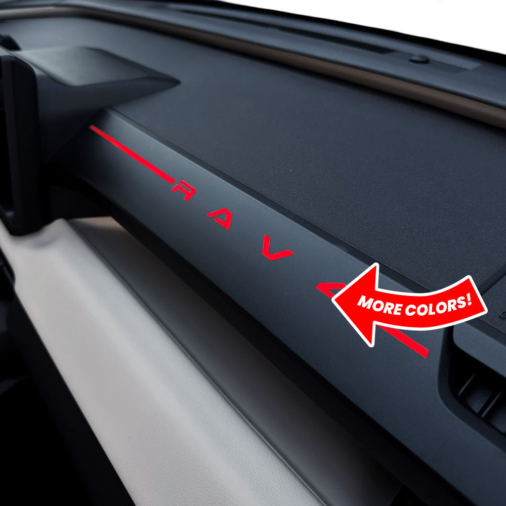 AFD Overlays Dashboard Logo Pin-stripe Pre-cut Overlay for 2026+ RAV4