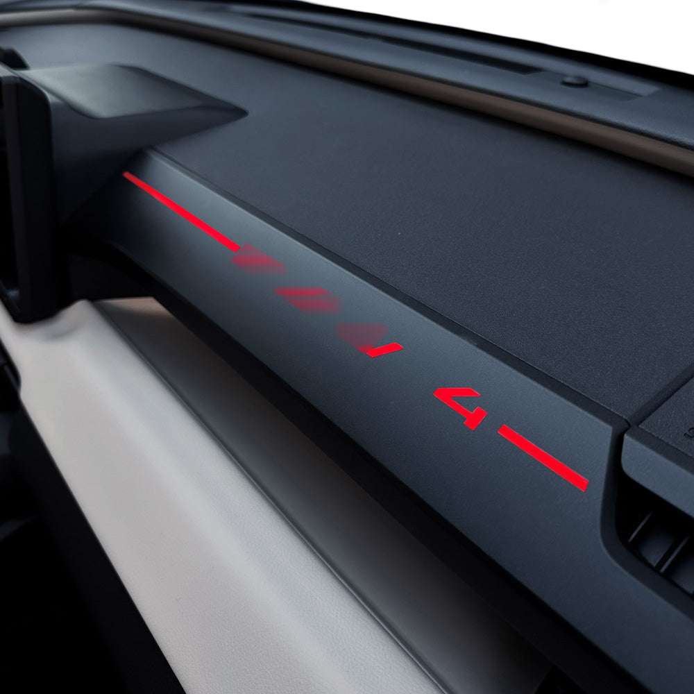 AFD Overlays Dashboard Logo Pin-stripe Pre-cut Overlay for 2026+ RAV4