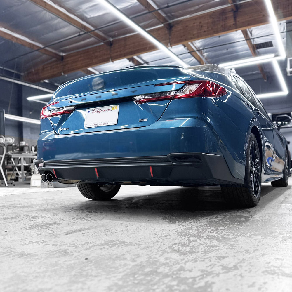 Rear Diffuser Pin-stripe Pre-Cut Overlay compatible with 2025+ Camry