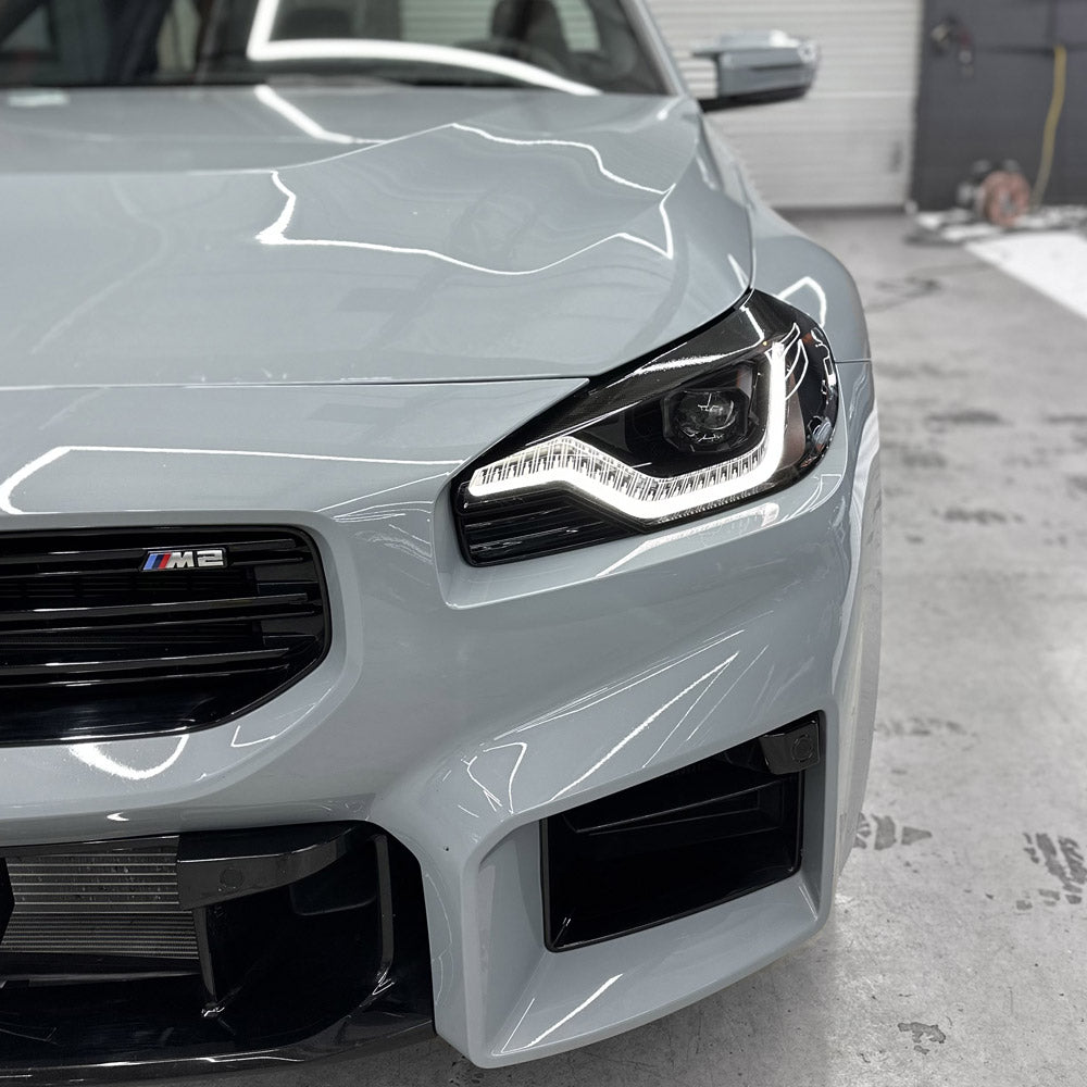 2023+ BMW G87 M2 Headlight Eye-Lid Accent Pre-cut Overlay
