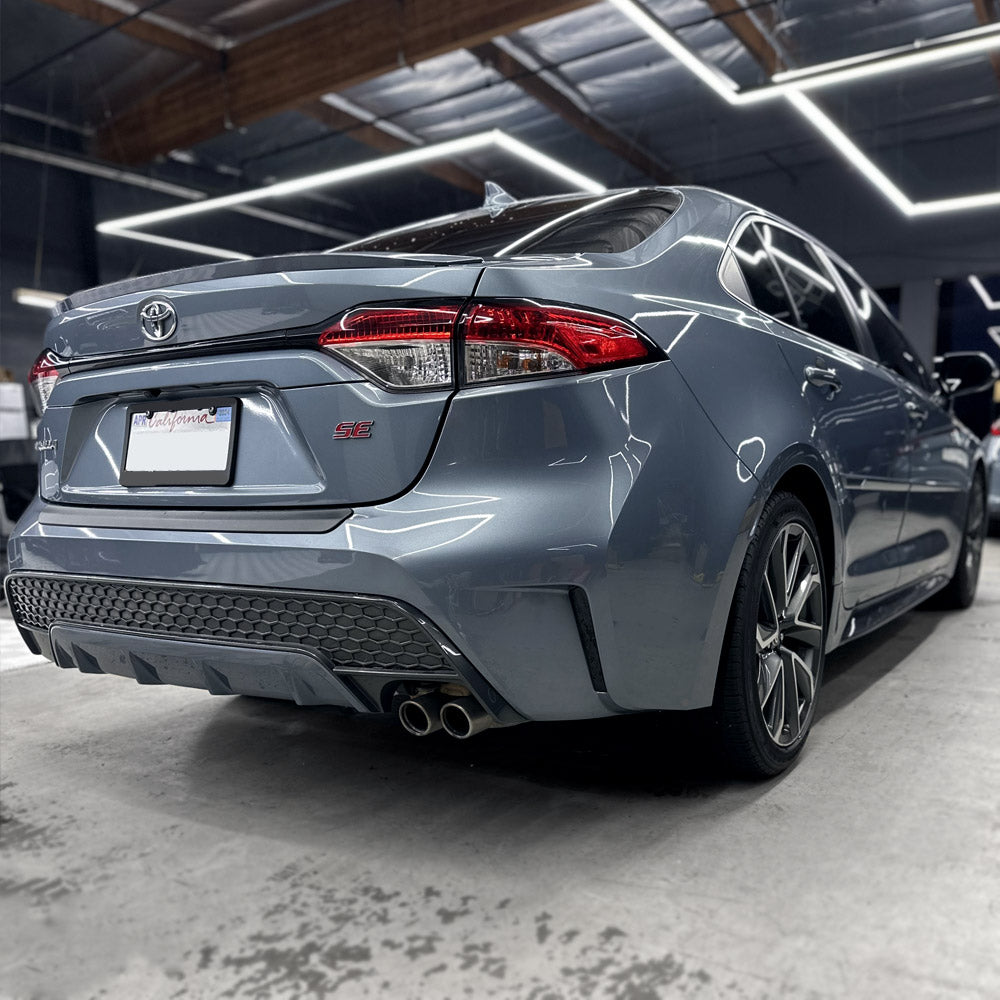 Carolla Rear 2020-2026 Toyota Corolla Sedan Rear Bumper Reflector Pre-Cut Overlay ...