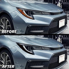 2020-2023 Toyota Corolla Headlight Amber Delete Pre-Cut Overlay