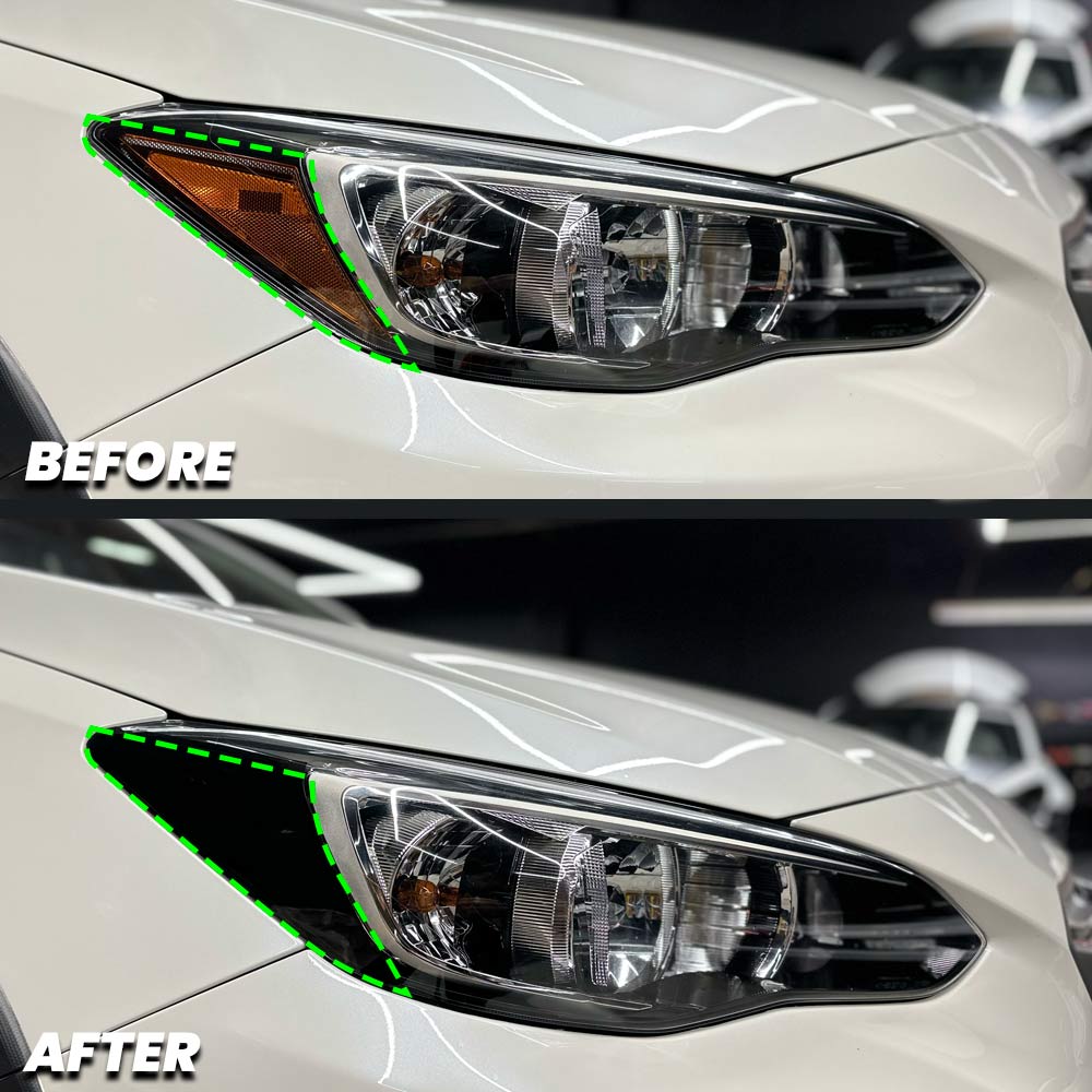 SMOKED Head Light Amber Delete with Eyelids Overlays Tint (2022 SMOKED Head Light Amber Delete with Eyelids Overlays Tint (2022