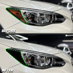 2018-2023 Subaru Crosstrek Headlight Amber Delete Pre-Cut Overlay