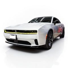 Headlight DRL Daytime Running Lights Pre-cut Overlay Tint compatible with 2025+ Dodge Charger Daytona