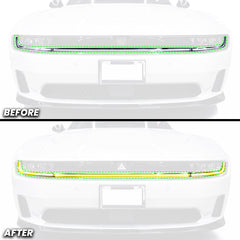 Headlight DRL Daytime Running Lights Pre-cut Overlay Tint compatible with 2025+ Dodge Charger Daytona