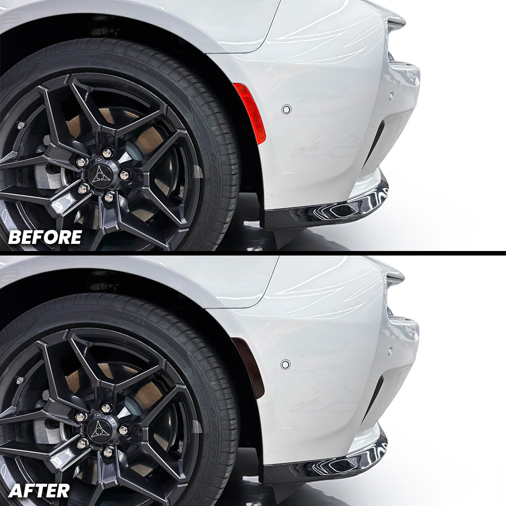 Front Bumper Reflector Pre-cut Overlay Tint for 2025+ Dodge Charger Daytona