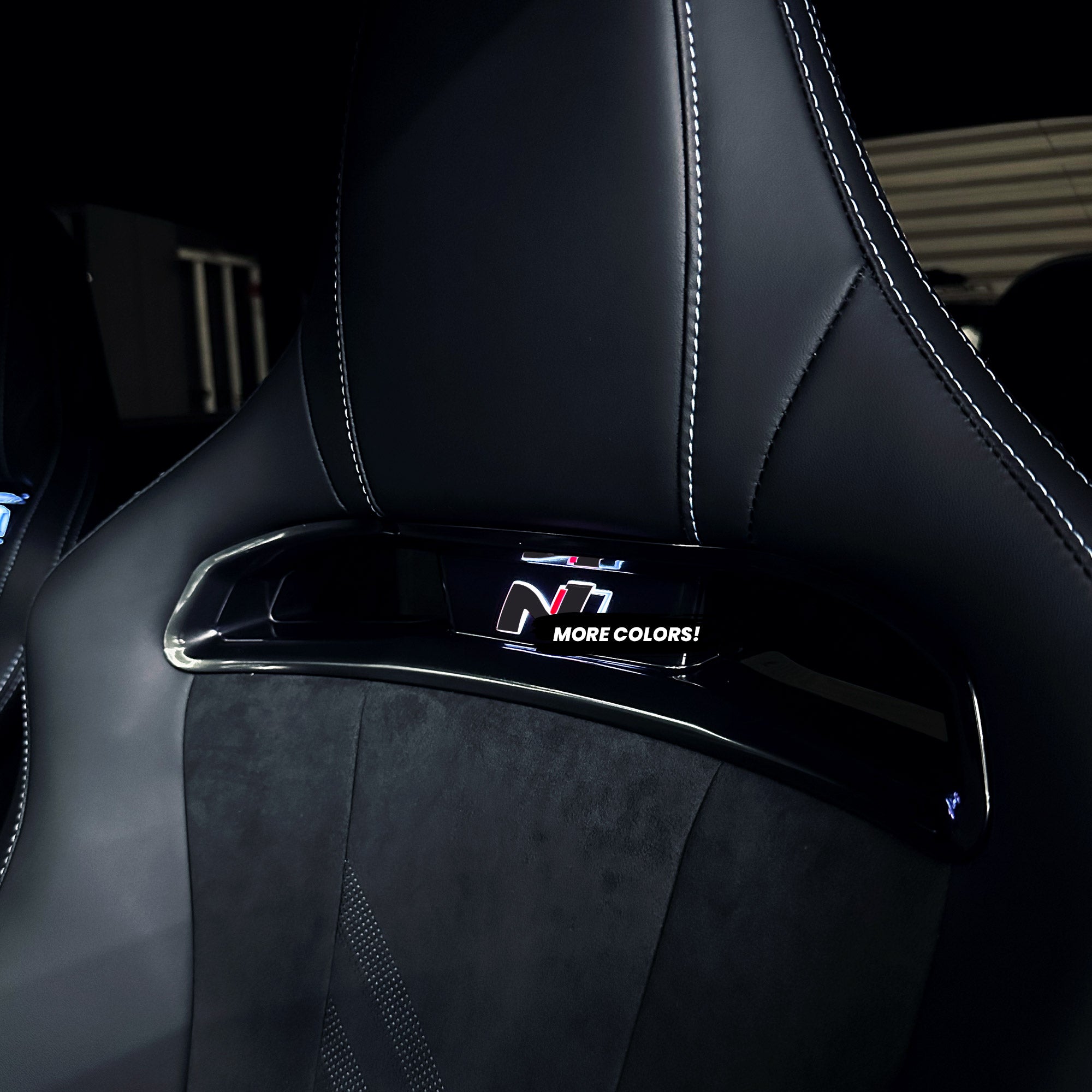 AFDOverlays Seat Logo Pre-cut Overlay Tint for 2024+ Elantra N
