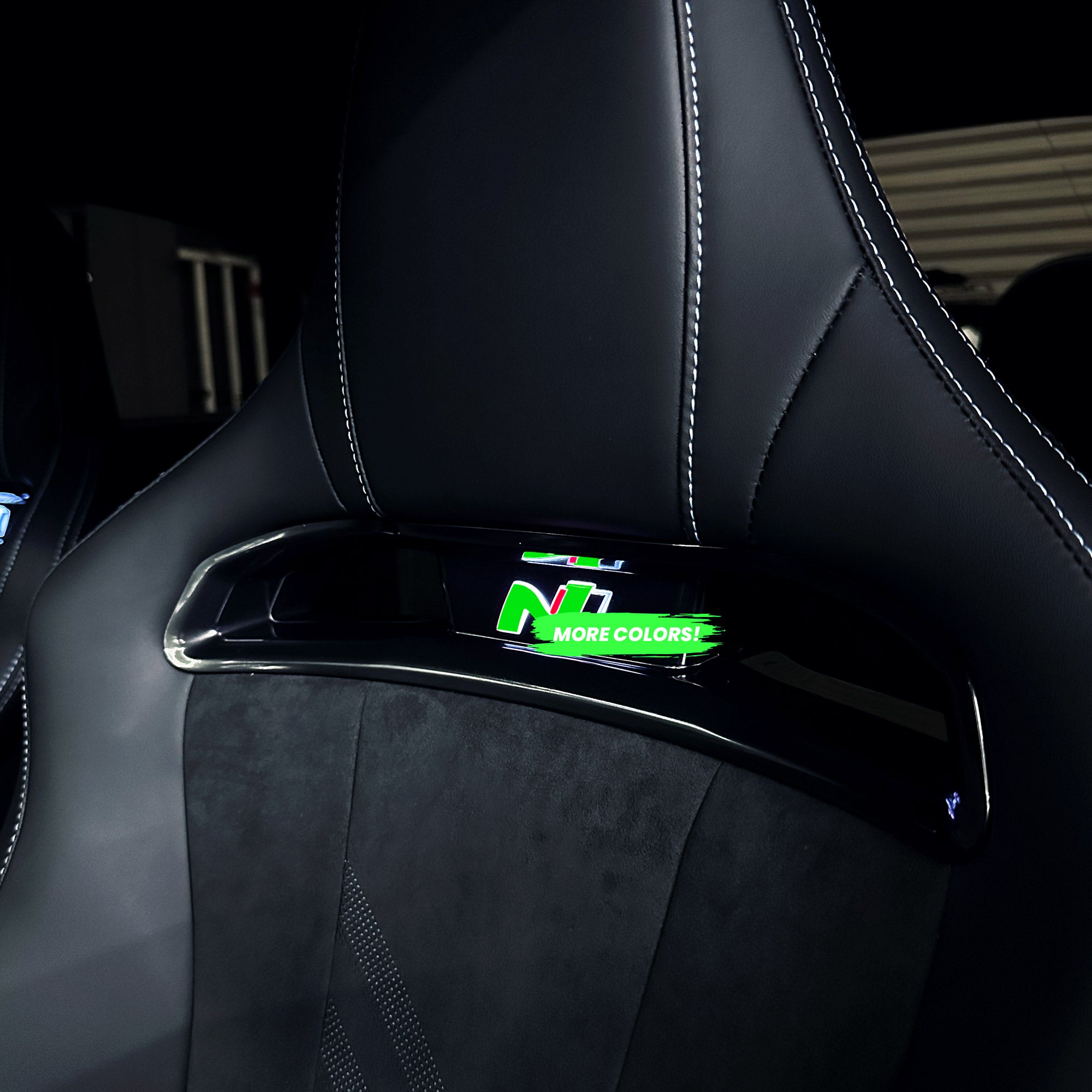 AFDOverlays Seat Logo Pre-cut Overlay Tint for 2024+ Elantra N