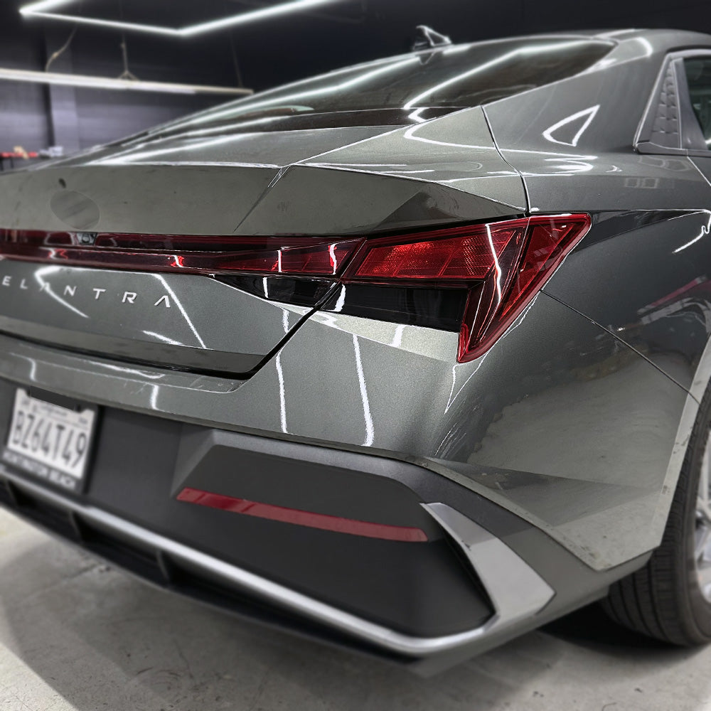 Smoked Tail Light Turn-Reverse Pre-Cut Overlay for 2021+ Elantra