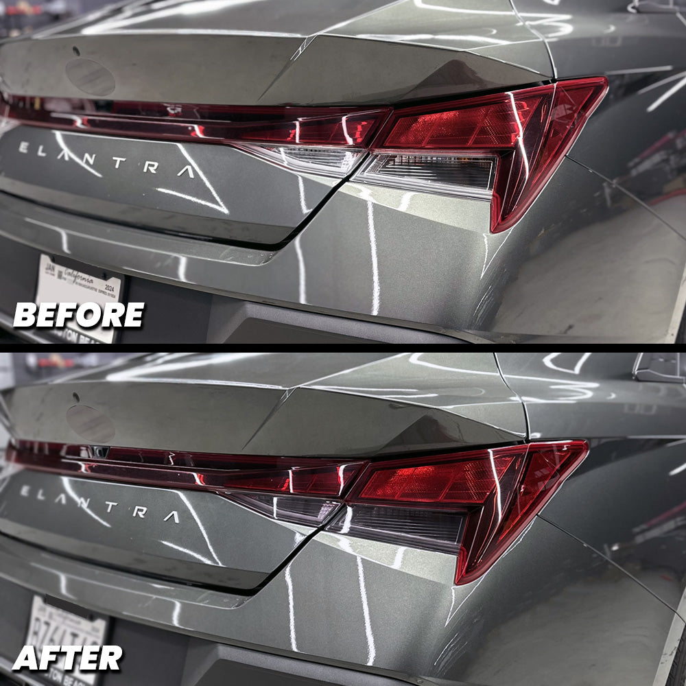 Smoked Tail Light Turn-Reverse Pre-Cut Overlay for 2021+ Elantra