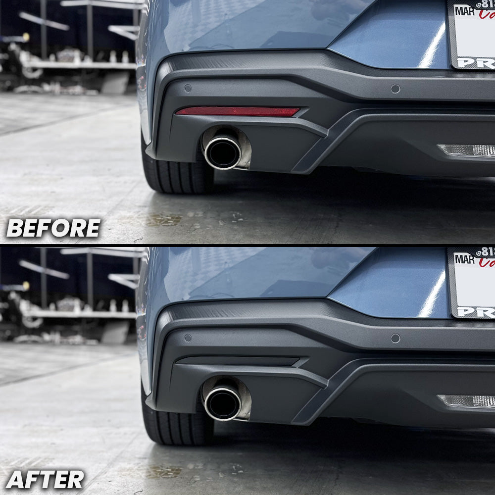 Rear Bumper Reflector Pre-Cut Overlay for 2024+ Ford Mustang