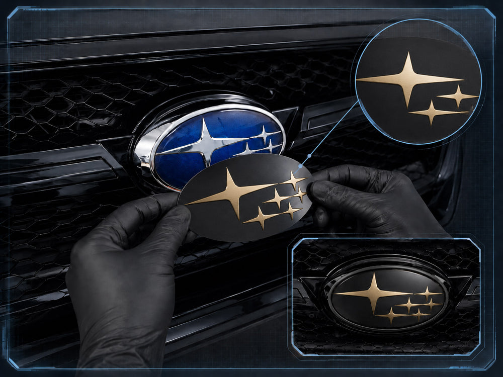 Emblem overlay installation