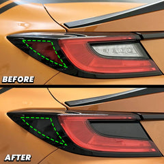 2022+ Toyota GR86 Smoked Tail Light Side Marker Pre-Cut Overlay Smoked