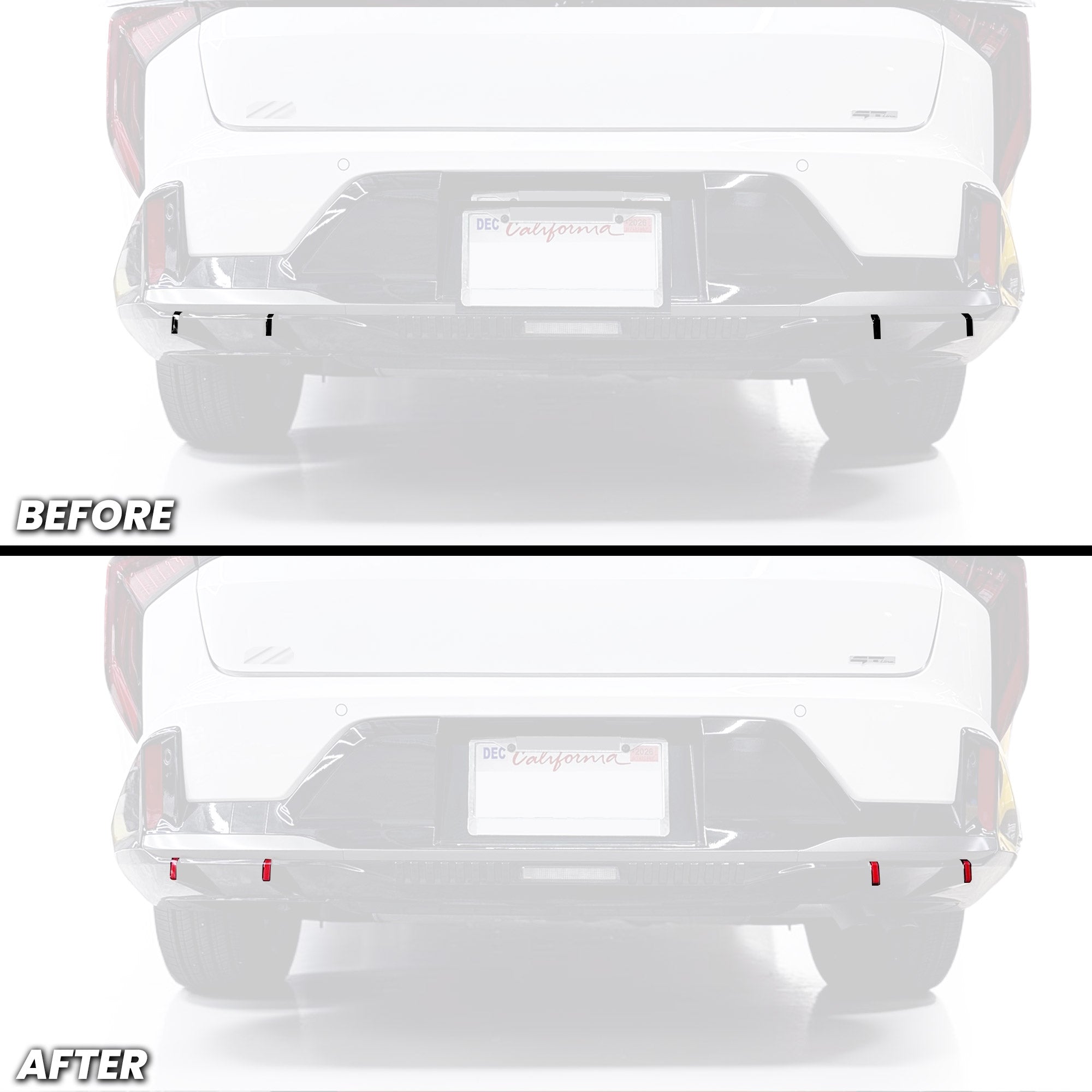 Rear Diffuser Pin-stripe Pre-cut Overlay for 2025+ K4 GT-Line Sedan Only