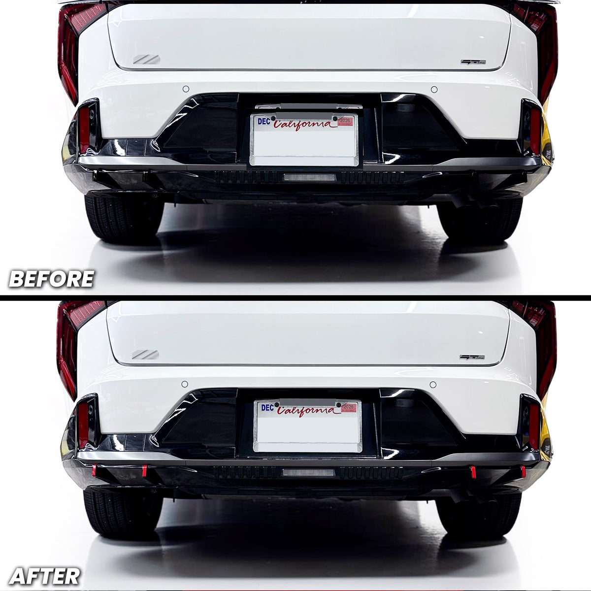 Rear Diffuser Pin-stripe Pre-cut Overlay for 2025+ K4 GT-Line Sedan Only