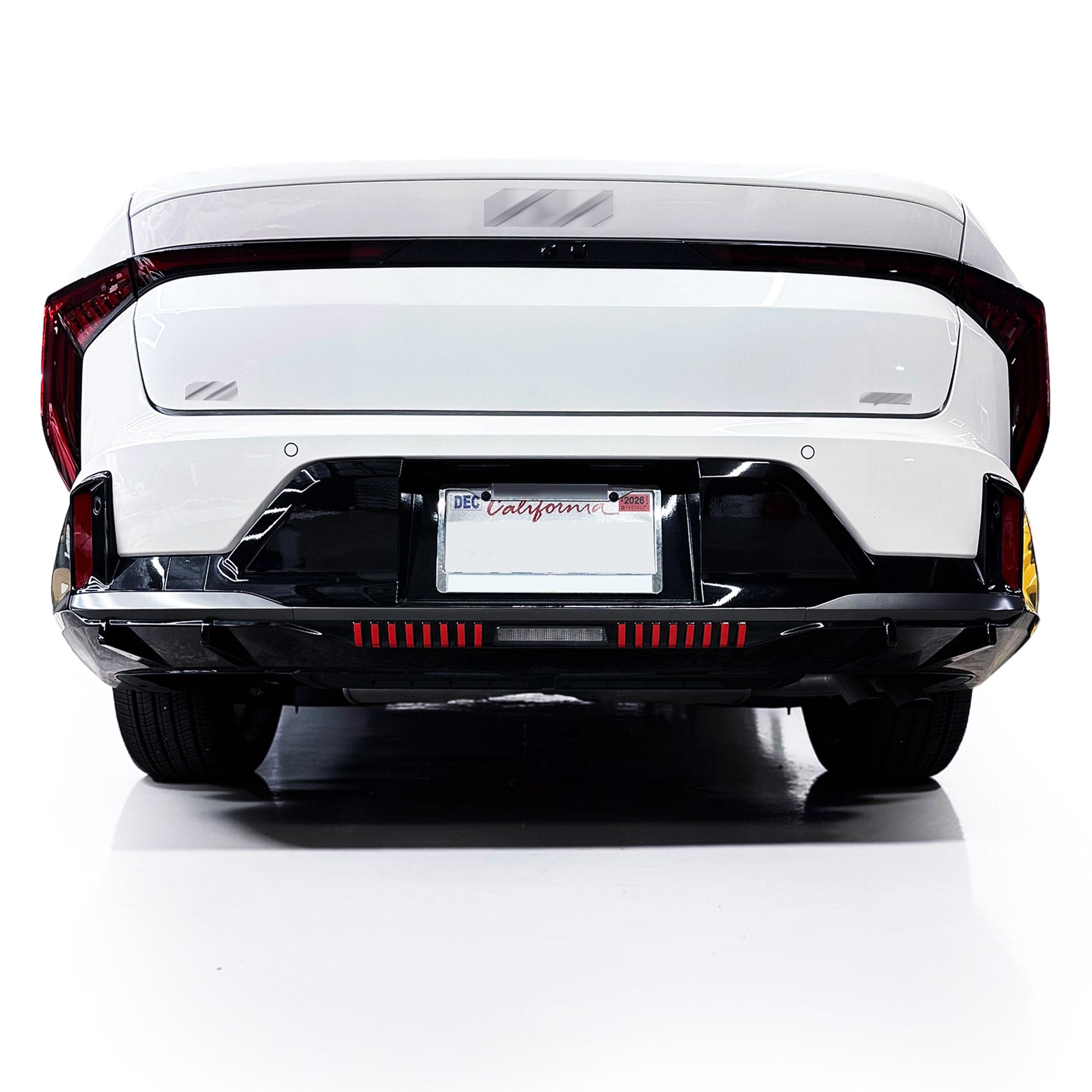 Rear Diffuser Middle Section Pin-stripe Pre-cut Overlay for 2025+ K4 GT-Line Sedan Only