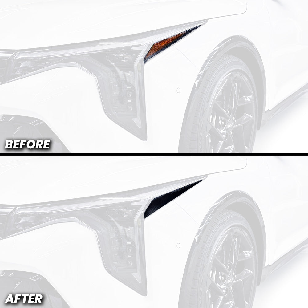 Headlight Amber Reflector Delete Pre-cut Overlay Tint compatible with 2025+ Kia K4