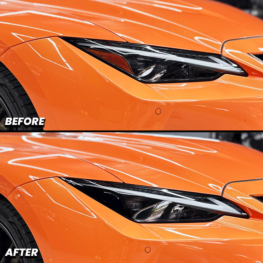 Headlight Amber Delete Pre-cut Overlay Tint compatible with 2021-2026 Lexus IS300 IS350 IS500