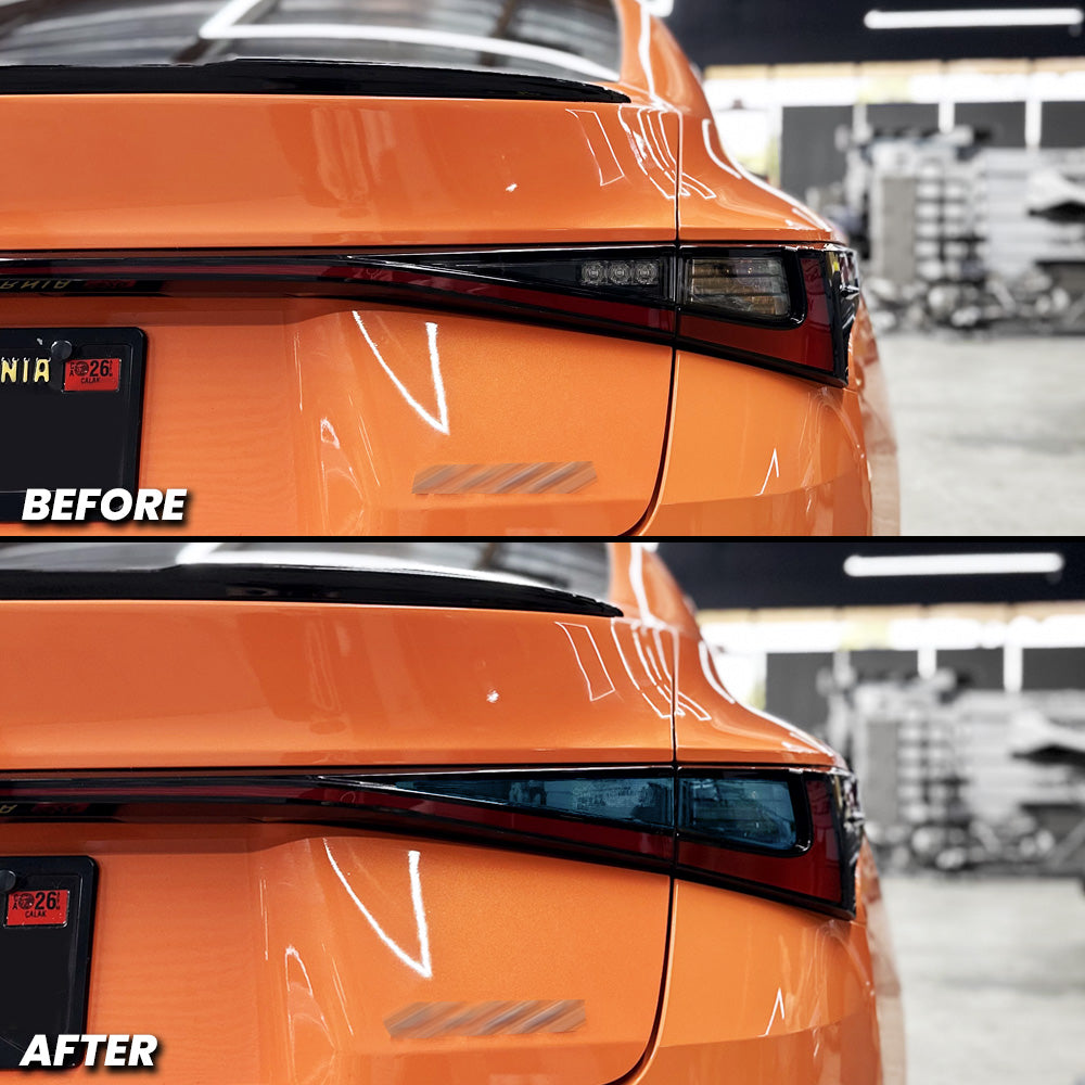 Tail Light Turn Signal and Reverse Light Pre-cut Overlay Smoked Tint for 2021-2025 Lexus is 300 350 500 (Copy)
