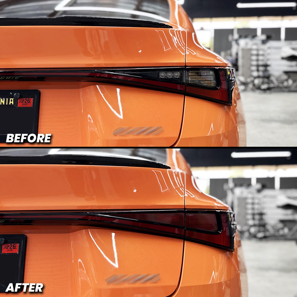 Tail Light Turn Signal and Reverse Light Pre-cut Overlay Smoked Tint for 2021-2025 Lexus is 300 350 500 (Copy)
