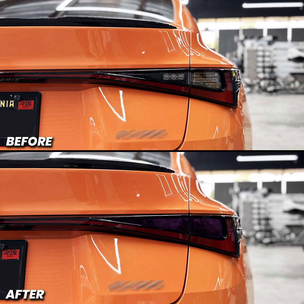 Tail Light Turn Signal and Reverse Light Pre-cut Overlay Smoked Tint for 2021-2025 Lexus is 300 350 500 (Copy)