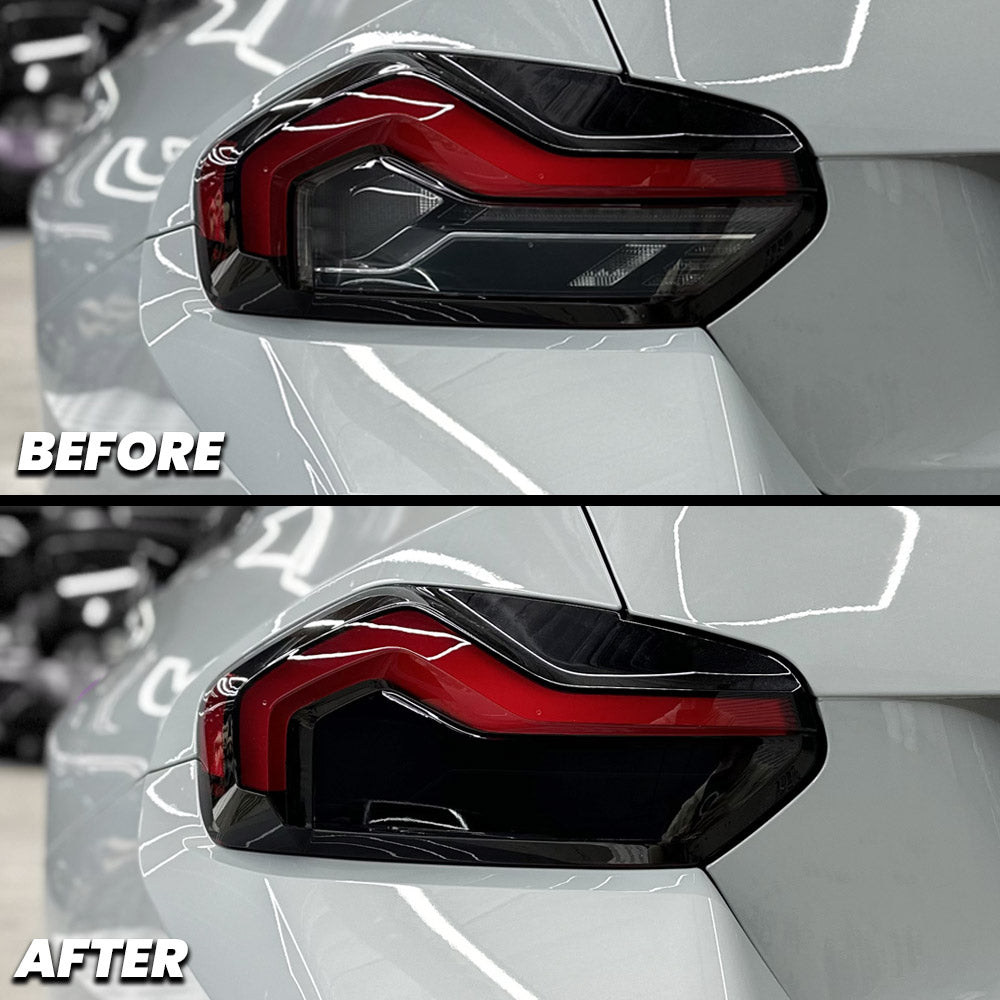 2023+ BMW G87 M2 and 2-Series G42 G43 Tail Light Turn Signal / Reverse Pre-cut Overlay Smoked